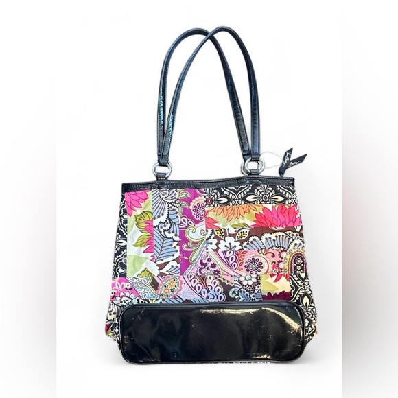 Vera Bradley Handbags - Rare  Vera Bradley Colorful Patchwork Tote Bag